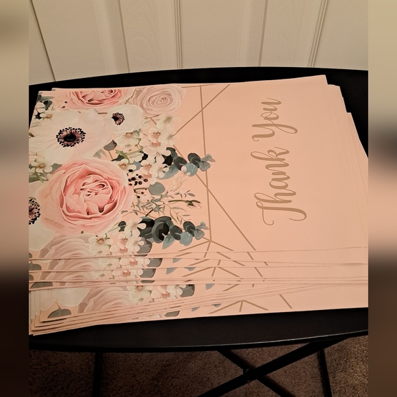 Other - 15 ct 12.0×15.5 Floral Thank You polymailers